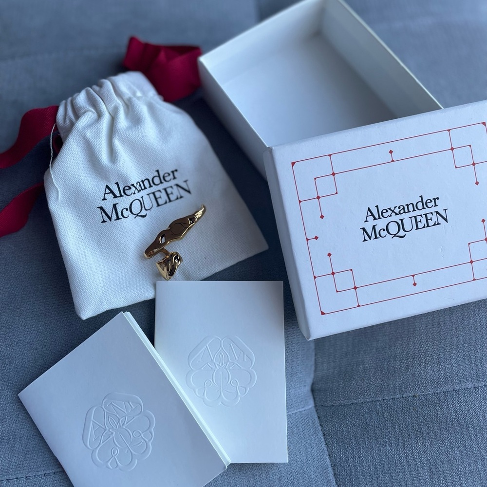 Alexander McQueen Gold Ear Cuff